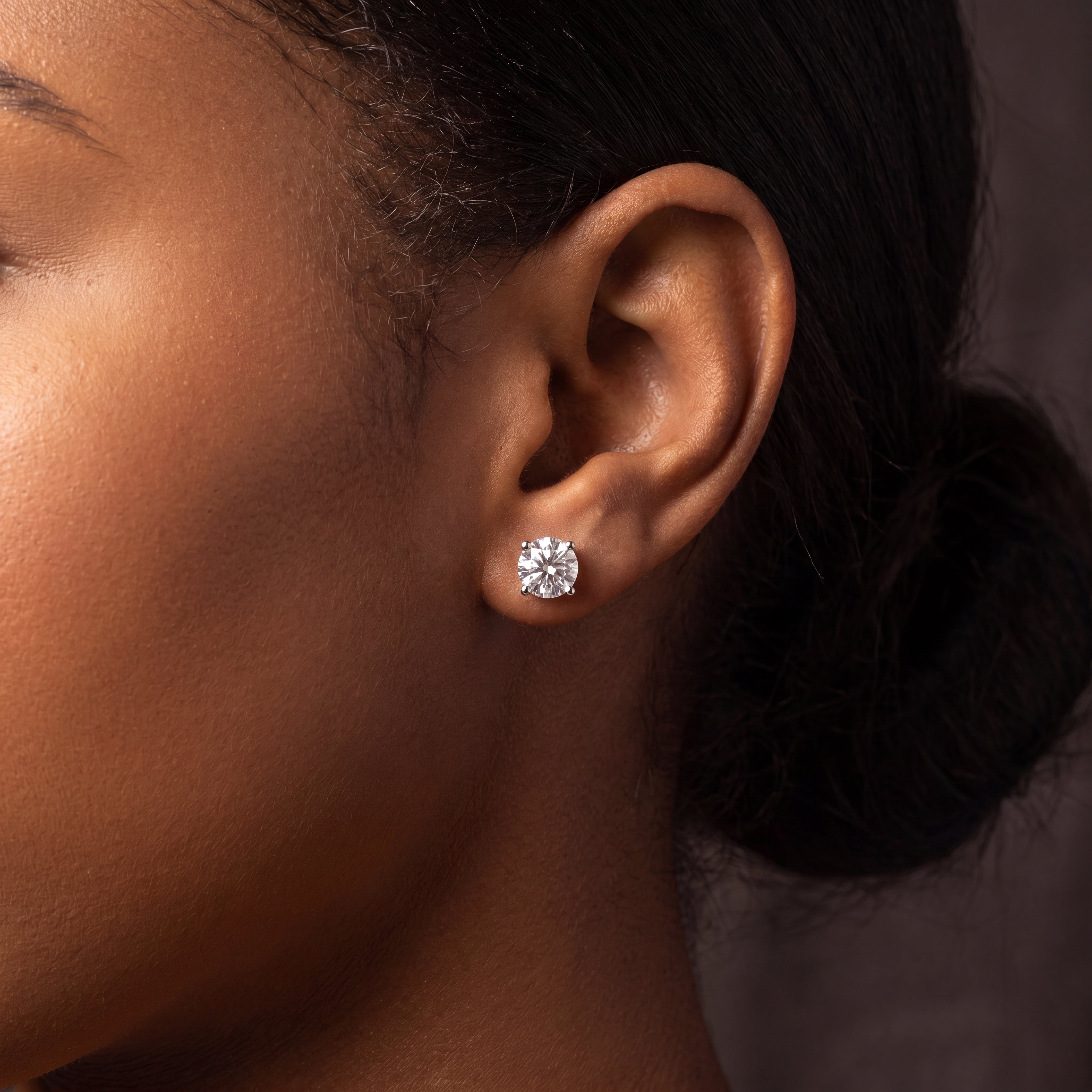 Moissanite Stud Earrings